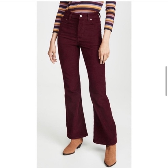 RIBCAGE BOOTCUT CORDUROY PANTS - Picture 1 of 5